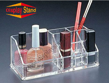 Promotion Cosmetic Counter Clear Acrylic POP Displays In supermarket