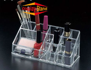 Promotion Cosmetic Counter Clear Acrylic POP Displays In supermarket
