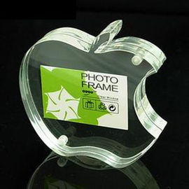 Apple Shape Acrylic Picture Frames With High Transparency For Family Gift