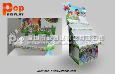 Recyclable Cardboard Display Stands , Cake Related Products Promotion Model