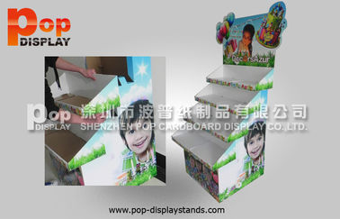 Recyclable Cardboard Display Stands , Cake Related Products Promotion Model
