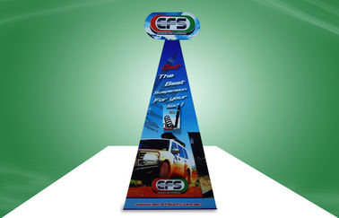 Unique Design Cardboard Display Stands Car Accessory Floor Display