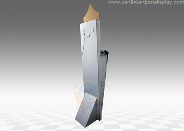 White Lotus Store Cardboard Display Stand , countertop display racks