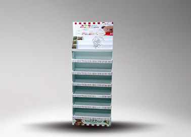 Pop up Cardboard Floor Shelf Display Stand / DVD Racks FOR Advertising