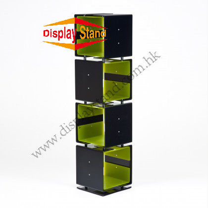 Clear Acrylic Display Stand With Sign Holder & Adjustable Literature Holder