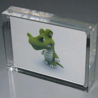 Personalized Magnetic Acrylic Photo Frames For Family , Wedding