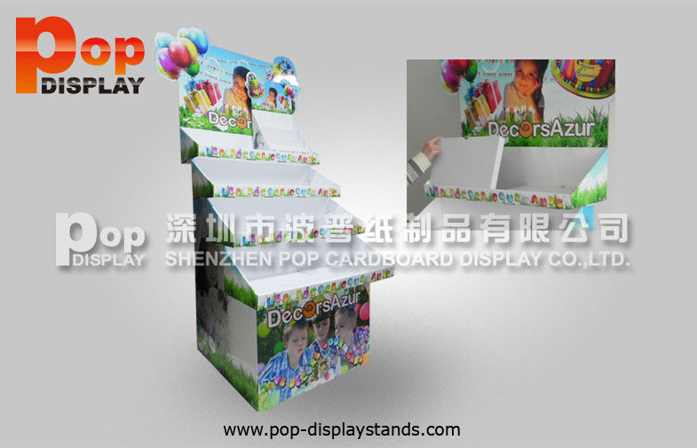 Recyclable Cardboard Display Stands , Cake Related Products Promotion Model
