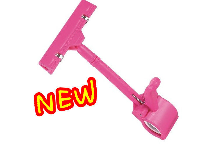Clothing racks Red acrylic wall sign holders , sign holders stands