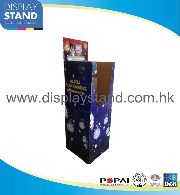Customized Temporary Recycled Cardboard Point Of Purchase Displays For Calendars