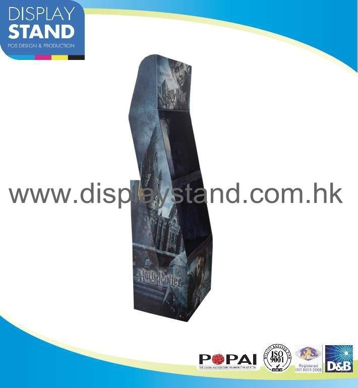 Temporary Card Point with Purchases Floor , Cardboard Display Stands for Toys